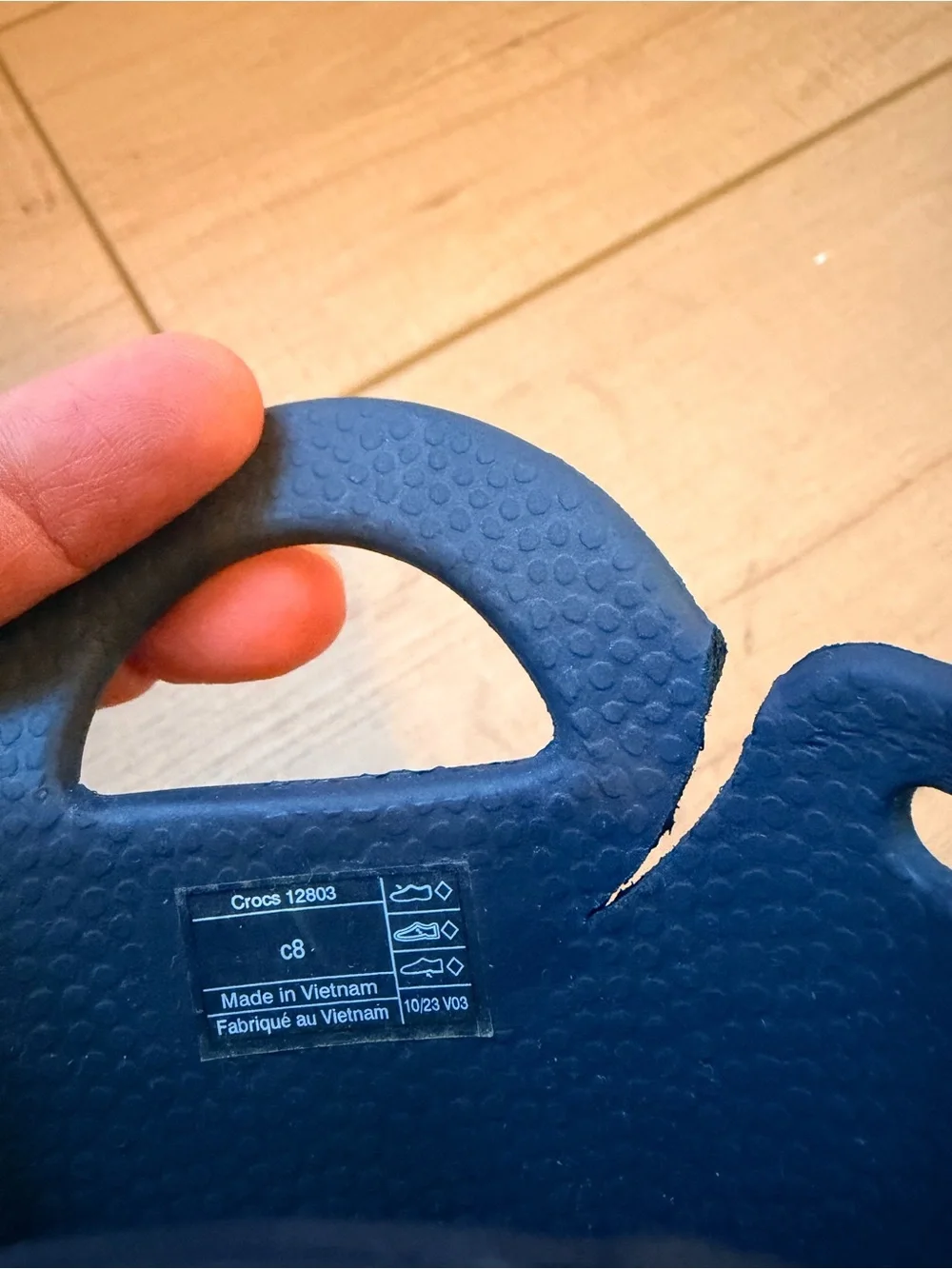 CROCS Kids' Blue Easy-Pull Waterproof Rain Boots